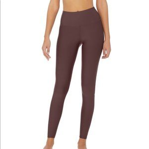 ALO Airlift High Waist Legging + Lavish Bra Raisin